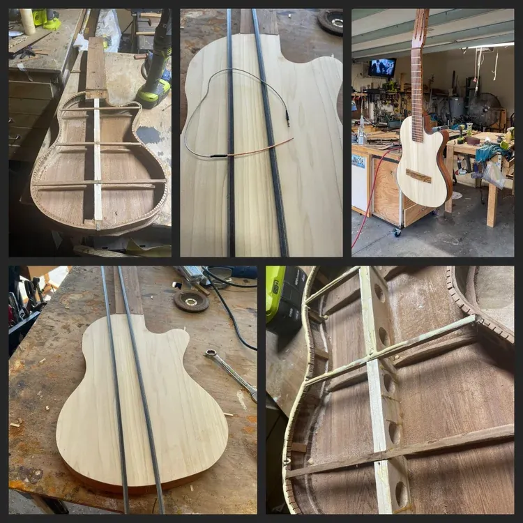 SieteQuinto prototype under construction in the workshop